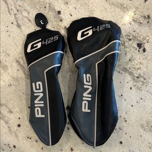 PING G425 Black and Silver golf club Headcovers